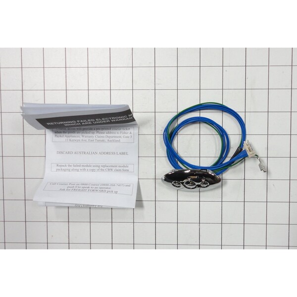 Fisher & Paykel 528605RP Fisher & Paykel Dishwasher Badge Int Assembly Satin Rohs Svc 528605RP - main